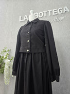 Hoor denim style abaya