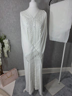 Bloom lace Abaya