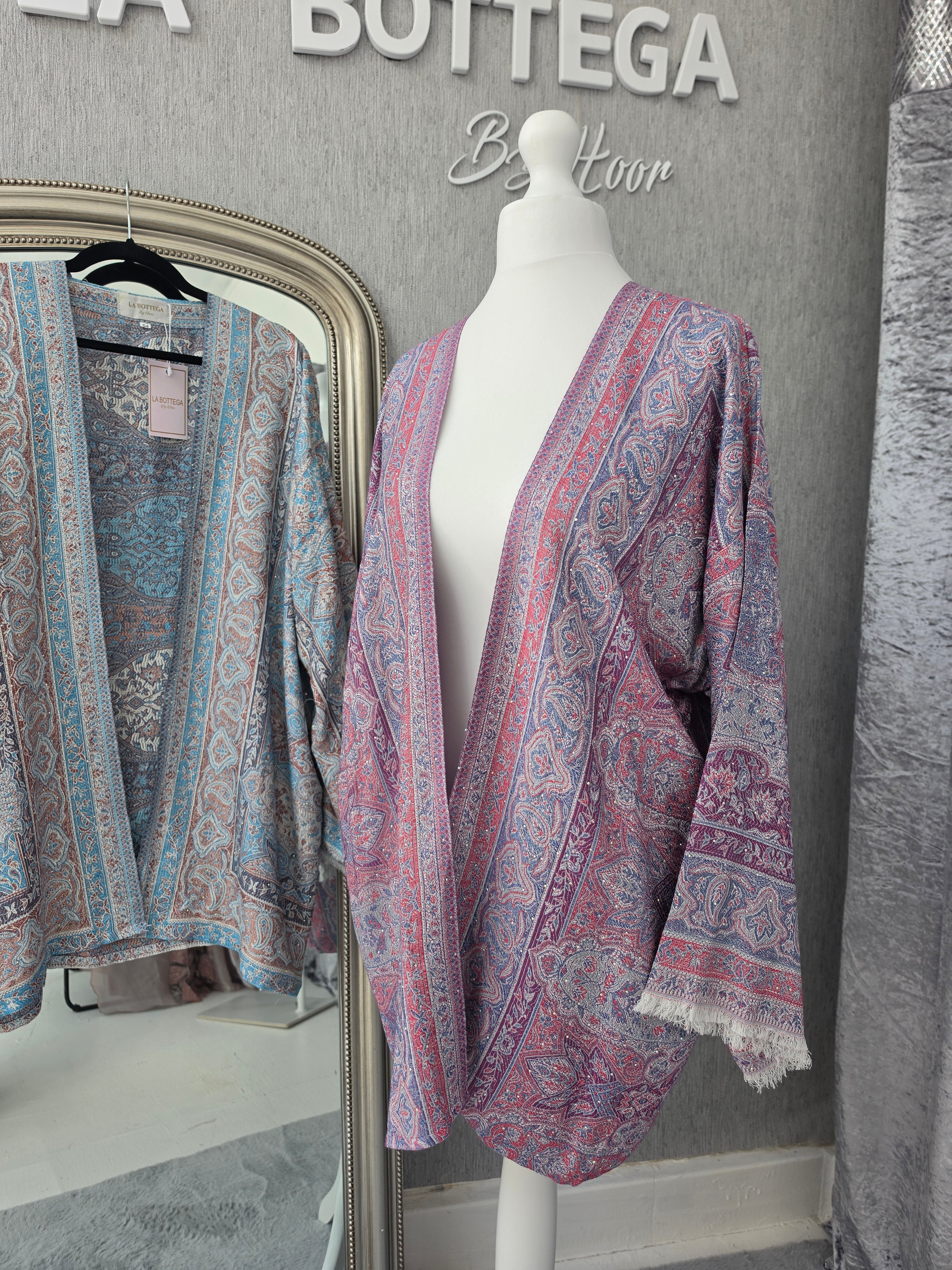Pashmina kimono cardigan