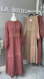 Hoor lace Abaya